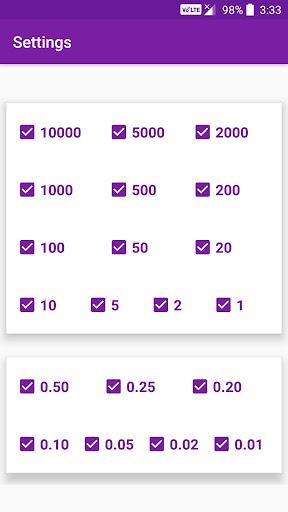 Money Counter - Image screenshot of android app