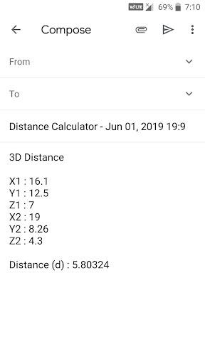 Distance Calculator - Image screenshot of android app