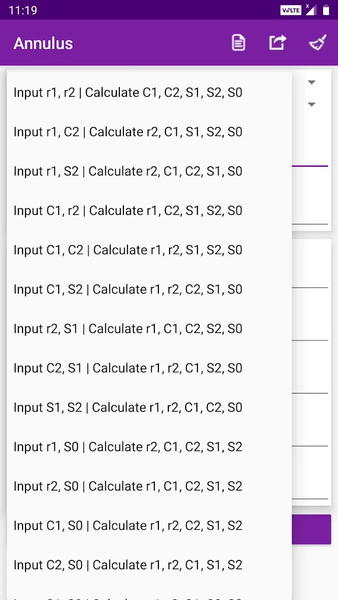 Geometry Calculator - Image screenshot of android app