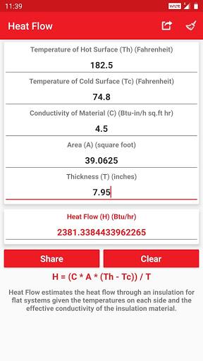 Thermodynamics Calculator - Image screenshot of android app