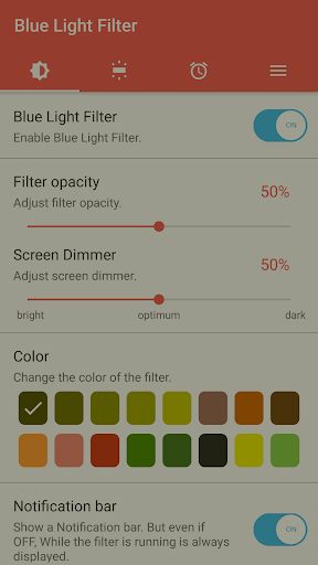 sFilter - Blue Light Filter - Image screenshot of android app