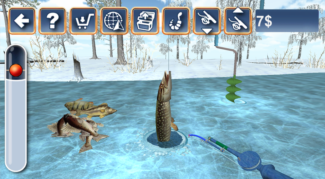 Fishing in the Winter. Lakes. - عکس بازی موبایلی اندروید