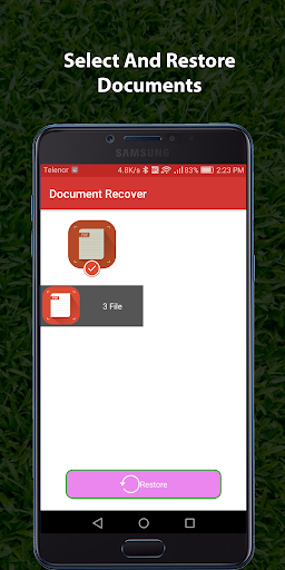 PDF  File recovery app - Recover deleted Files - Image screenshot of android app