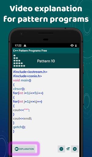 C++ Pattern Programs - Image screenshot of android app