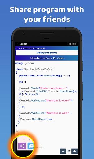 C# Pattern Programs - عکس برنامه موبایلی اندروید