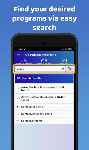 C# Pattern Programs - عکس برنامه موبایلی اندروید
