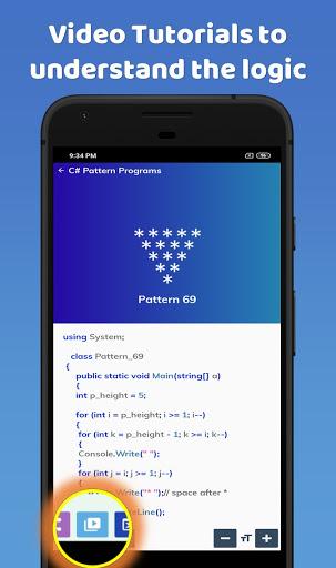 C# Pattern Programs - عکس برنامه موبایلی اندروید