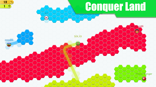 Six.io Land Snake - Gameplay image of android game