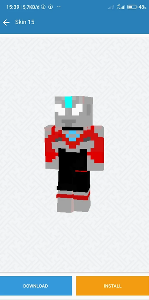 Ultraman Skins Minecraft PE - عکس برنامه موبایلی اندروید