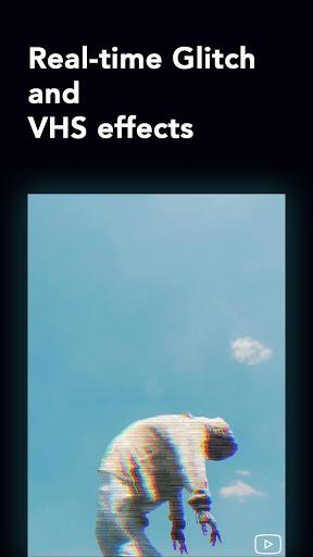 Movee: animate your photo with vhs glitch graphics - Image screenshot of android app