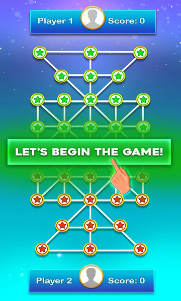 Bead 16 Game : Sholo Guti - Gameplay image of android game