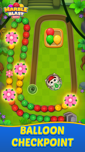 Marble Blast Saga - Gameplay image of android game