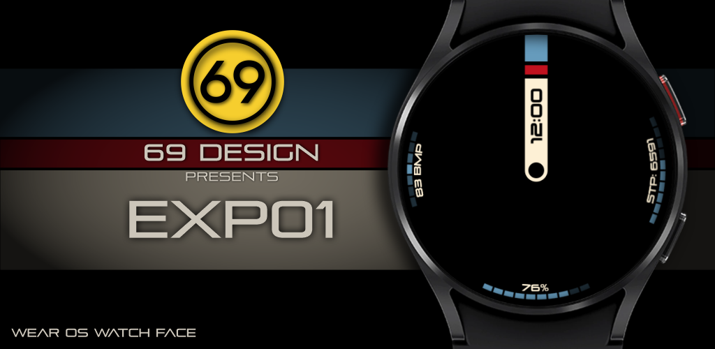[69D] EXP01 hybrid watch face - Image screenshot of android app