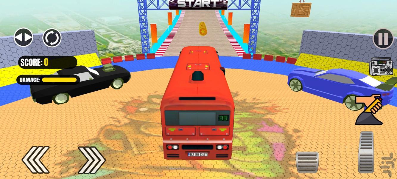 بازی ماشین اتوبوس : بازی جدید - عکس بازی موبایلی اندروید