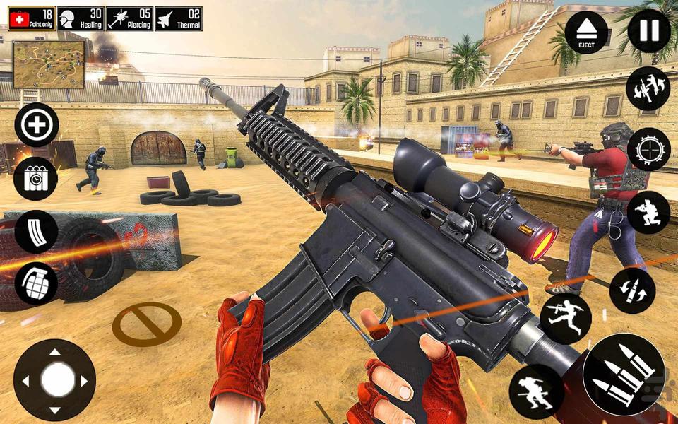 تفنگ بازی جدید - Gameplay image of android game