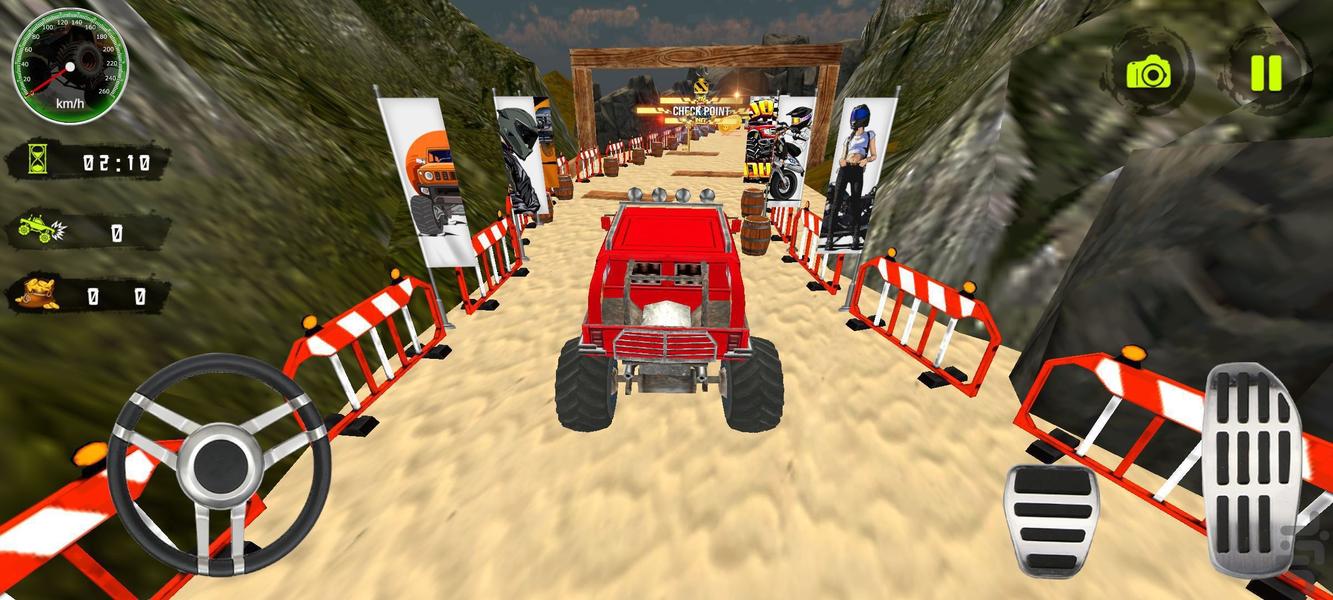 بازی ماشین هیولا I ماشین آفرود - عکس بازی موبایلی اندروید