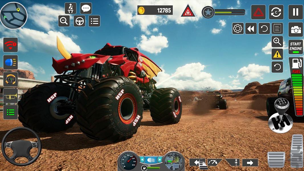 بازی ماشین هیولا I ماشین آفرود - عکس بازی موبایلی اندروید