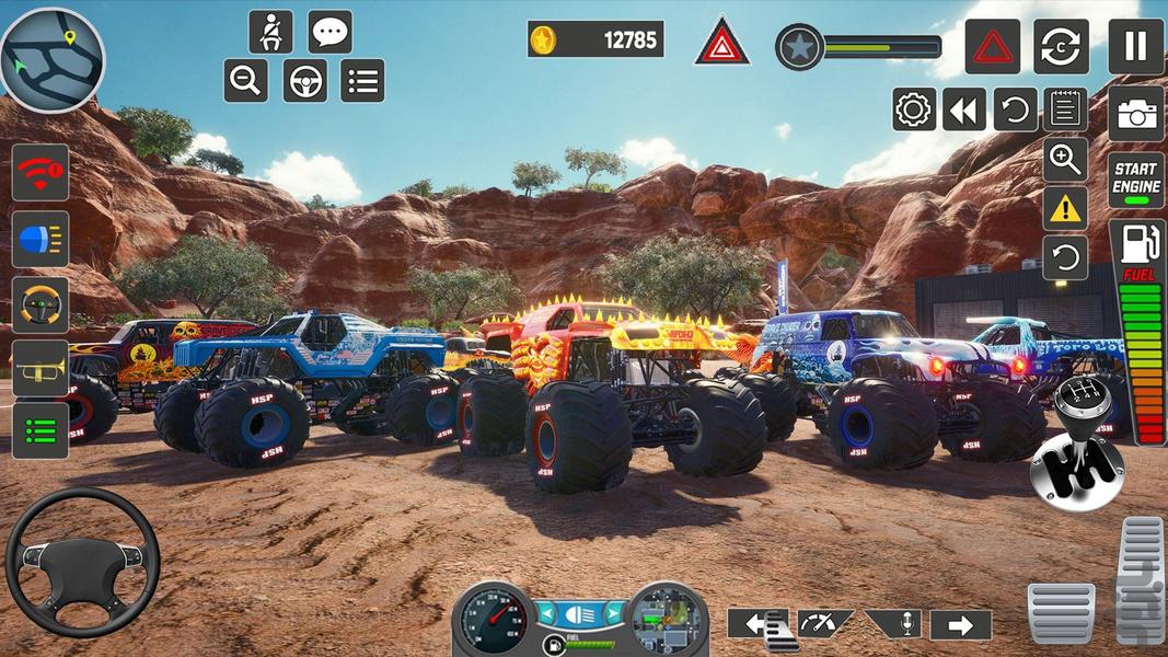 بازی ماشین هیولا I ماشین آفرود - عکس بازی موبایلی اندروید