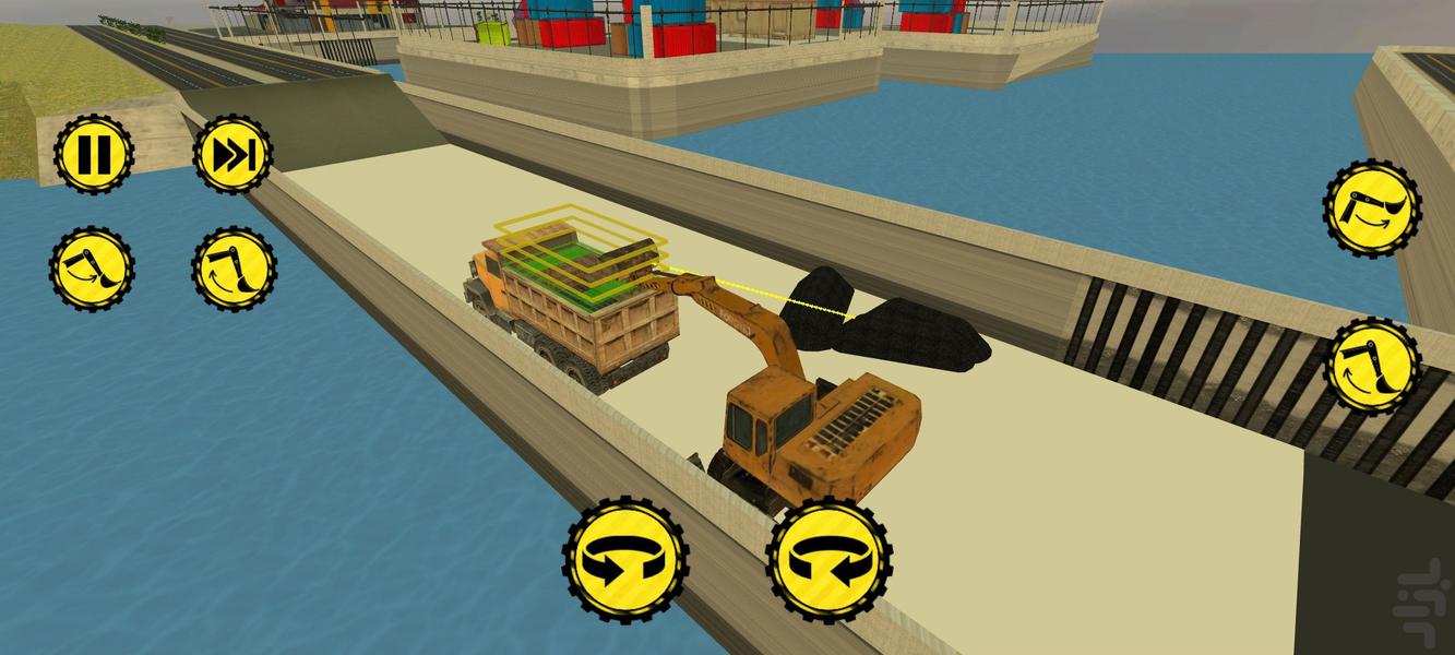 بازی ماشین جاده سازی - عکس بازی موبایلی اندروید