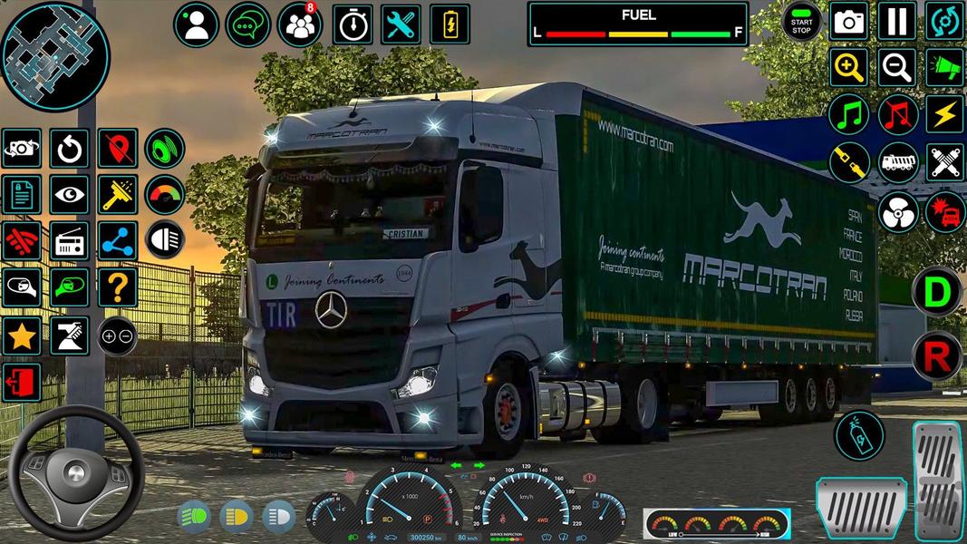 بازی ماشین تریلی I بازی جدید - Gameplay image of android game