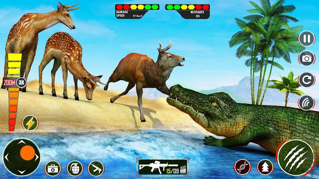 بازی کروکودیل شکارچی : بازی جدید - Gameplay image of android game
