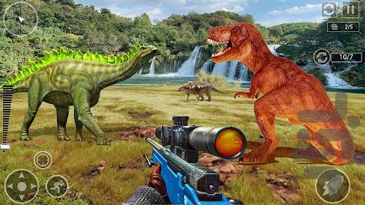 بازی شکار دایناسور : بازی جدید - Gameplay image of android game
