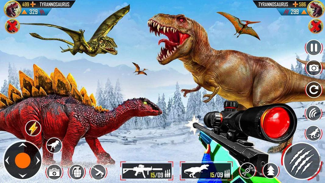 بازی شکار دایناسور I بازی جدید - عکس بازی موبایلی اندروید