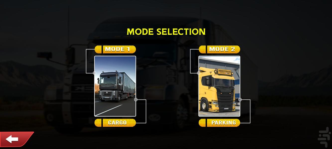 بازی ماشین تریلی I ماشین سنگین - عکس بازی موبایلی اندروید