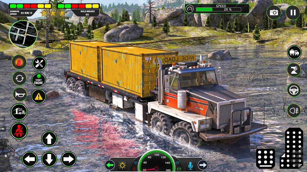 بازی ماشین سنگین I ماشین تریلی - عکس بازی موبایلی اندروید