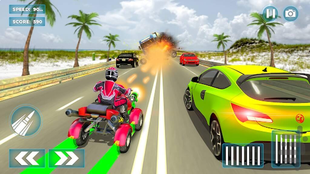 بازی جدید موتور چهارچرخ :موتور بازی - عکس بازی موبایلی اندروید
