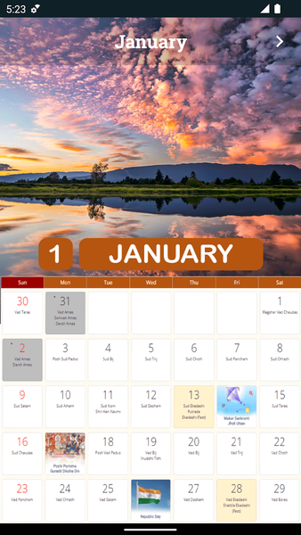 Calendar 2025 with Holiday - Image screenshot of android app