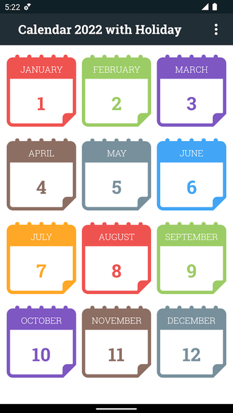 Calendar 2025 with Holiday - Image screenshot of android app
