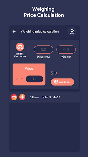 Digital scale to weight grams - عکس برنامه موبایلی اندروید