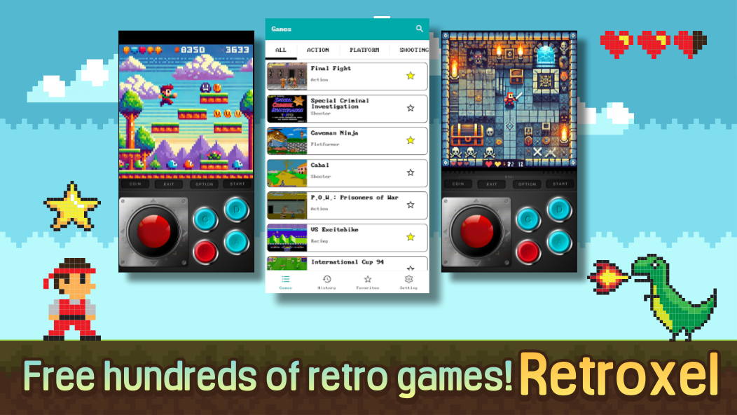 Retroxel: Retro Arcade Games - عکس بازی موبایلی اندروید