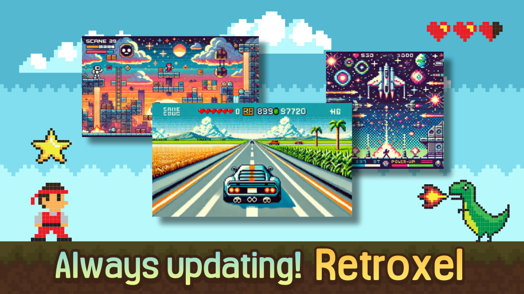 Retroxel: Retro Arcade Games - عکس بازی موبایلی اندروید