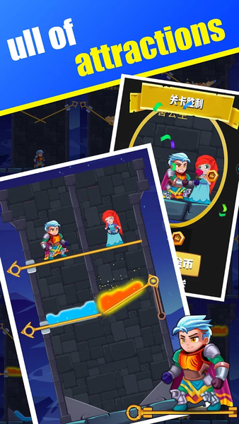 Hero Rescue Puzzle - Image screenshot of android app