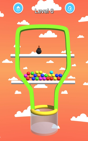 Pull Pin: Ball Rescue - Gameplay image of android game