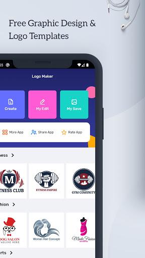 Logo Maker & Graphic Design - Image screenshot of android app