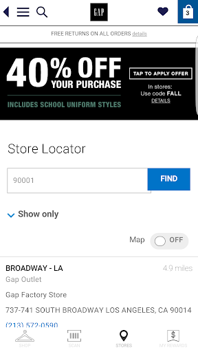 Gap - عکس برنامه موبایلی اندروید