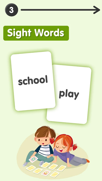 ABC Flash Cards - Sight Words - Image screenshot of android app