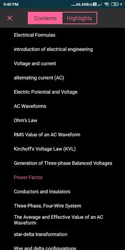 Basic Electrical Engineering - Image screenshot of android app