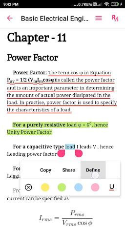 Basic Electrical Engineering - Image screenshot of android app