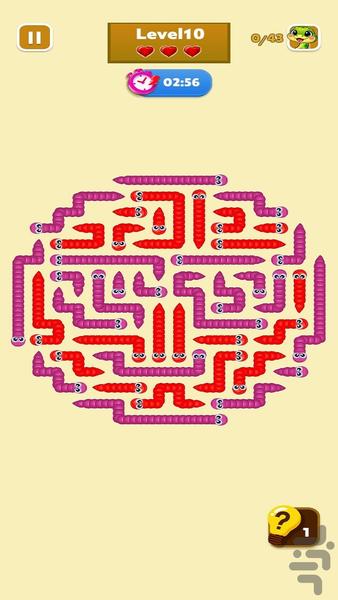 پازل فرار از مار پیکانی - عکس بازی موبایلی اندروید