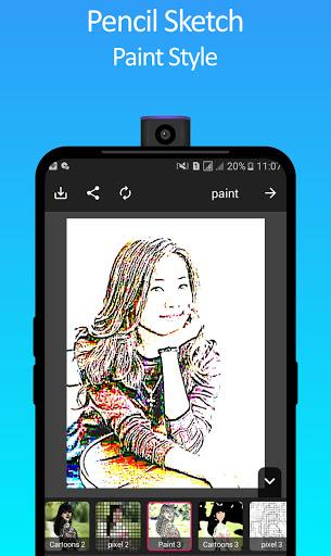Photo Editor - Sketch Photo Maker, Cartoon Filter - عکس برنامه موبایلی اندروید