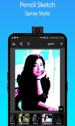 Photo Editor - Sketch Photo Maker, Cartoon Filter - عکس برنامه موبایلی اندروید