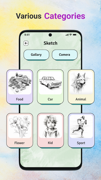 Draw Sketch AR: Trace Anything - Image screenshot of android app