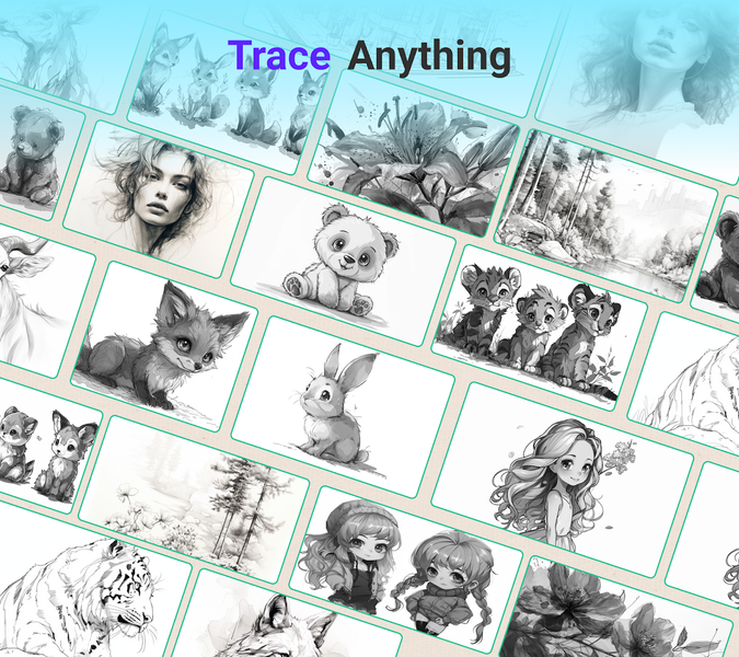 Draw Sketch AR: Trace Anything - Image screenshot of android app