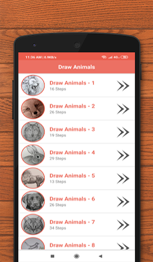 How to Draw Animals - Image screenshot of android app