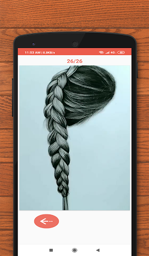 How to Draw Realistic Hair - Image screenshot of android app