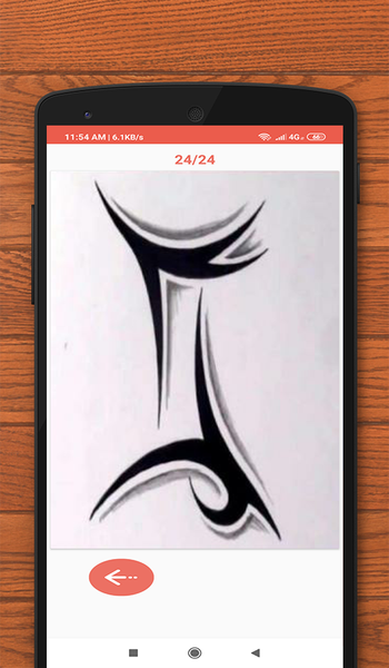 How to Draw Tattoos Sketch - Image screenshot of android app